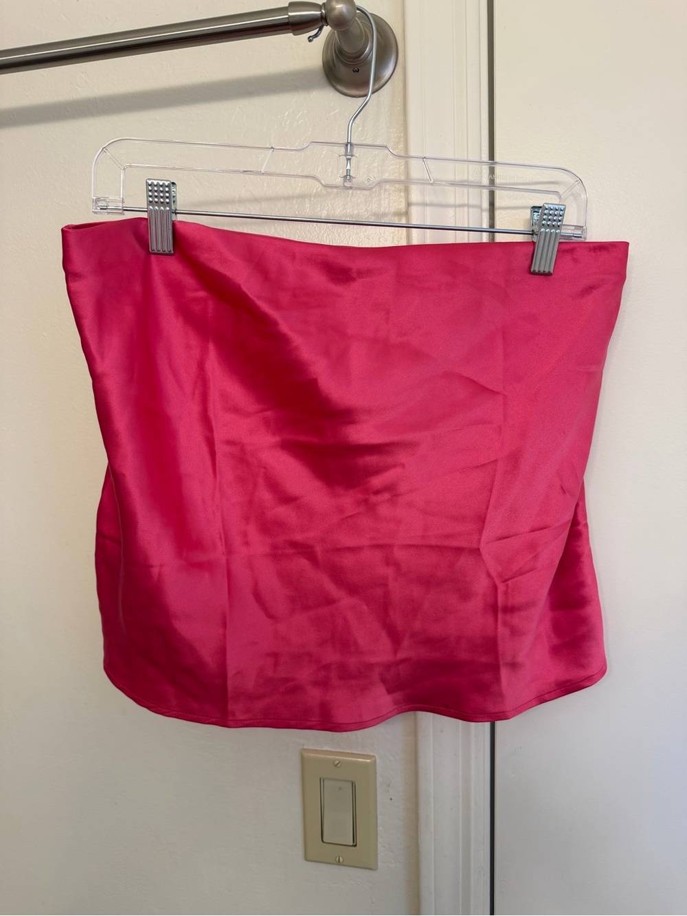 Reformation 100% Silk Mini Skirt in Hot Pink Women’s Medium